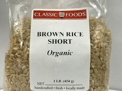 BROWN RICE - SHORT - ORGANIC (1 LB)