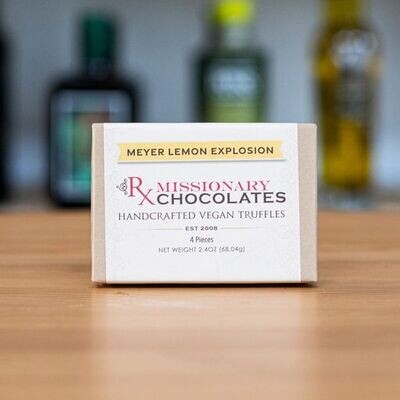 RX CHOCOLATE  4 PC MEYER LEMON