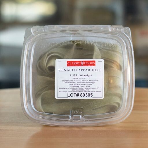SPINACH PAPPARDELLE   FROZEN 1 LB