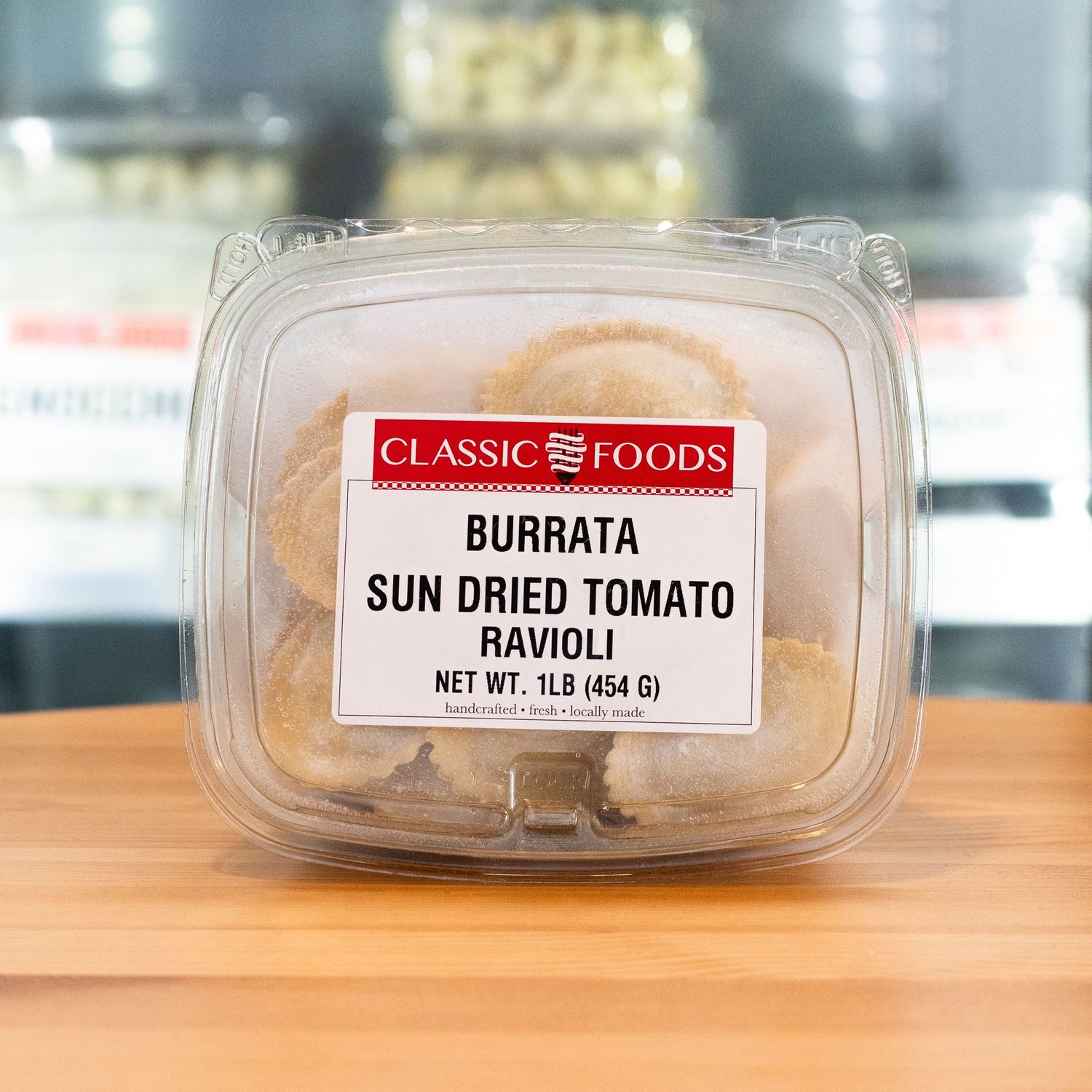 BURRATA SUN DRIED TOMATO RAVIOLI 1 LB