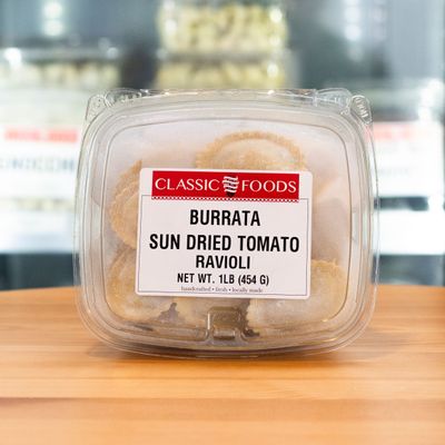 BURRATA SUN DRIED TOMATO RAVIOLI 1 LB
