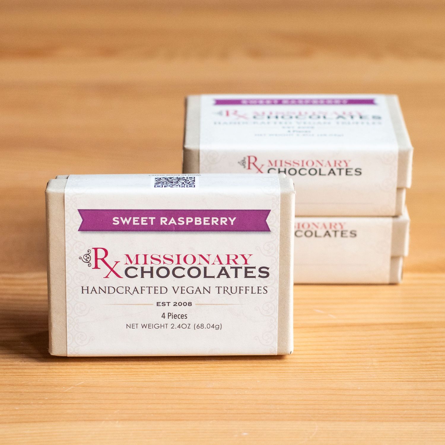 RX CHOCOLATE  4 PC SWEET RASPBERRY