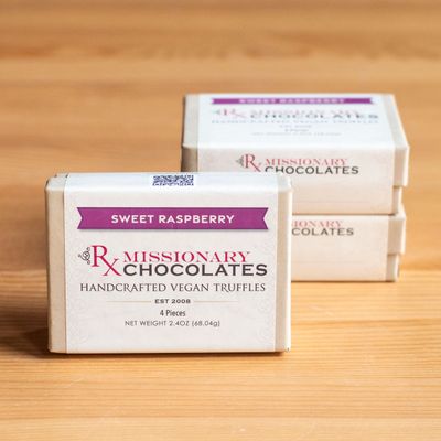 RX CHOCOLATE  4 PC SWEET RASPBERRY