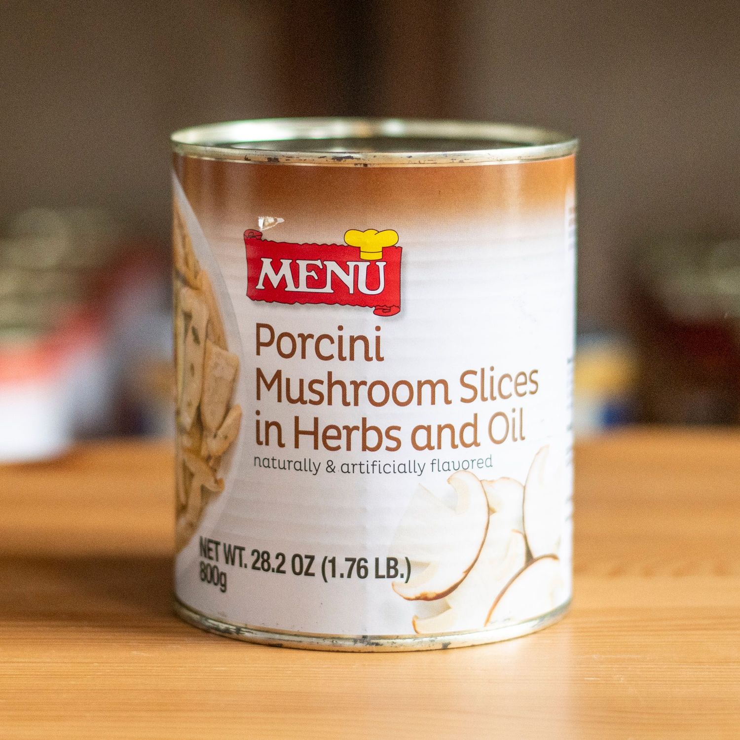 PORCINI MUSHROOMS IN OIL 28  oz