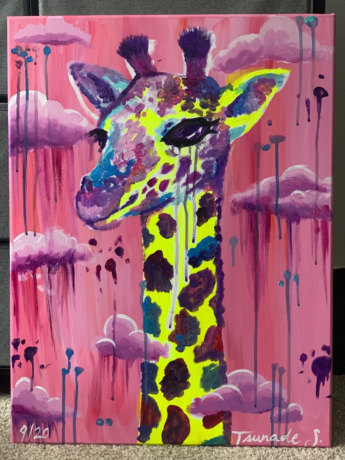 HEAD IN THE CLOUDS 18 x 24 in. canvas print