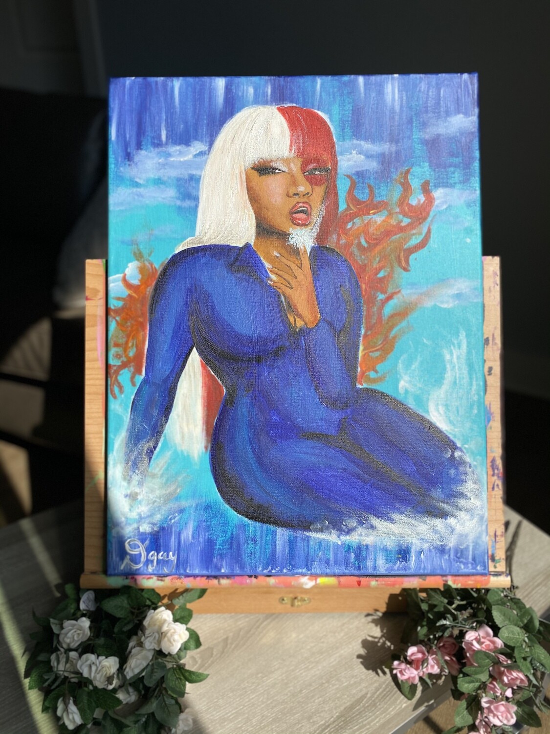 TODOROKI SNOW 18x24in. Acrylic canvas