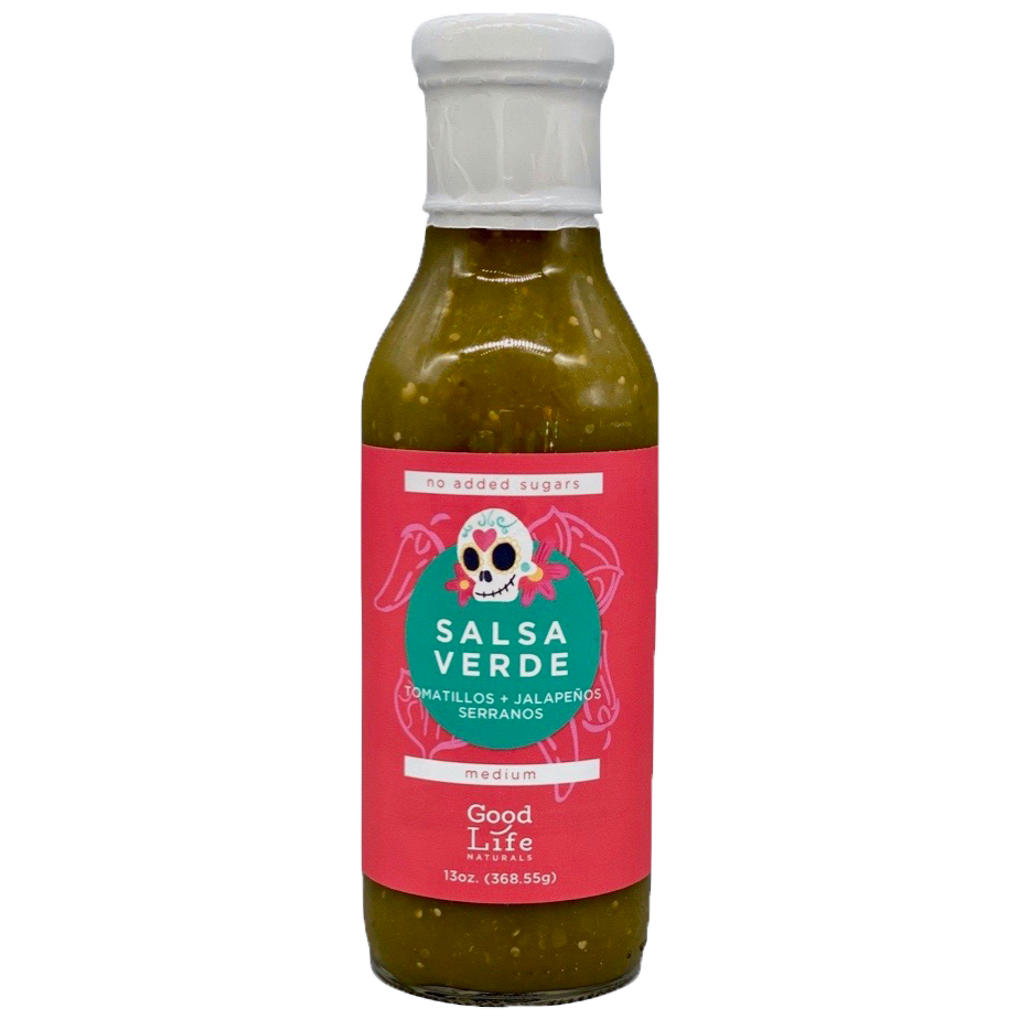 Good Life Salsa Verde - Tomatillow, Jalepenos, & Serranos