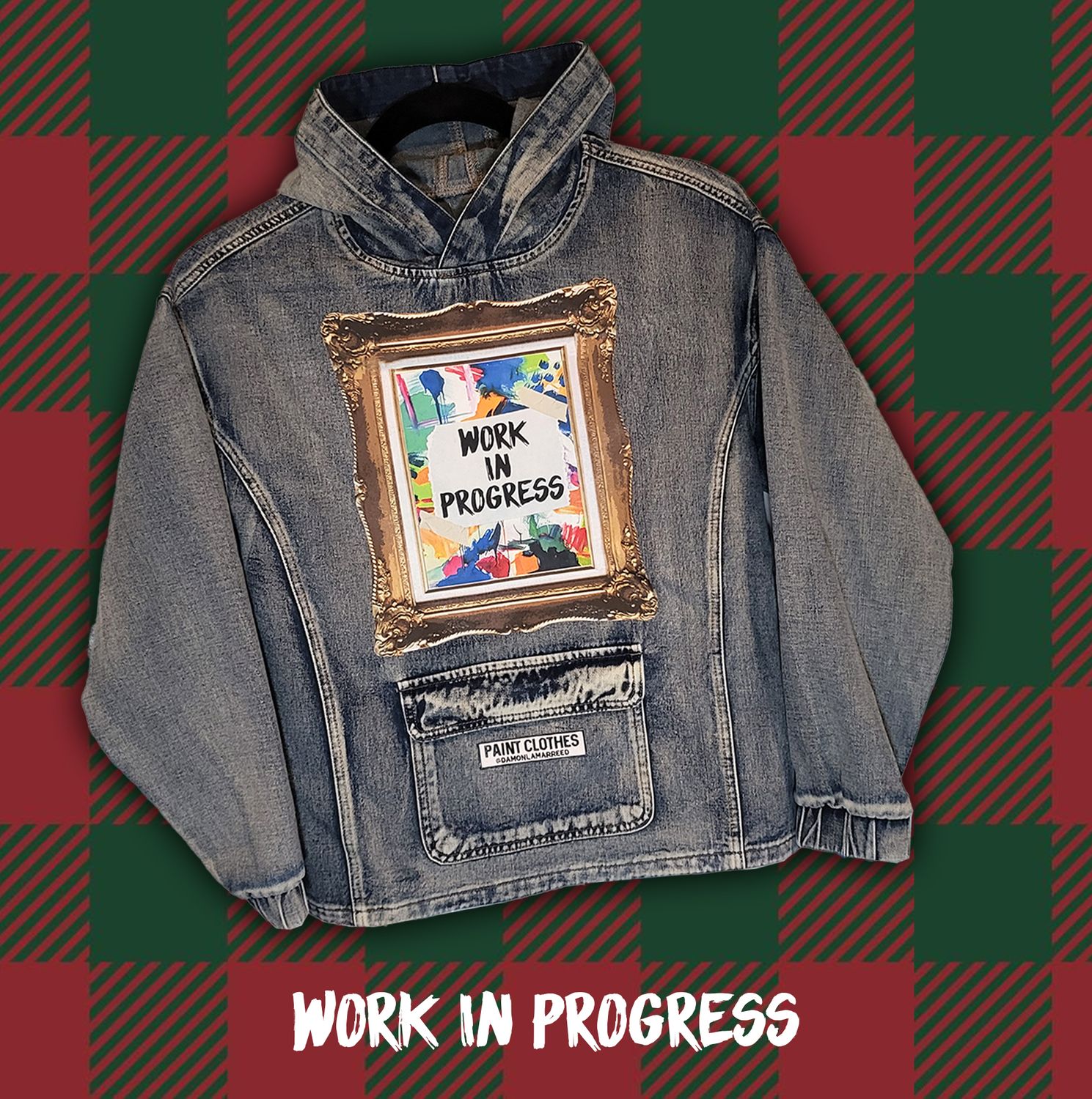 Work in Progress Denim Hoodie