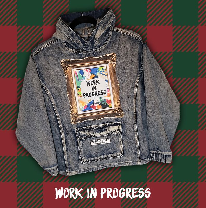 Work in Progress Denim Hoodie
