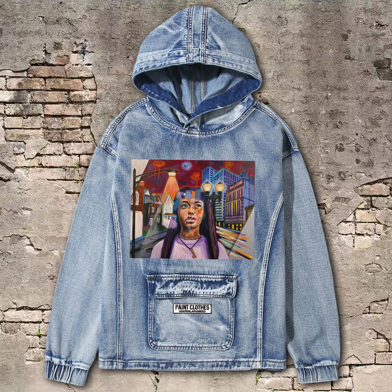 All of the Lights Denim Hoodie