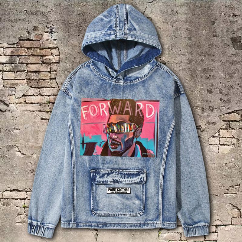 Forward Denim Hoodie