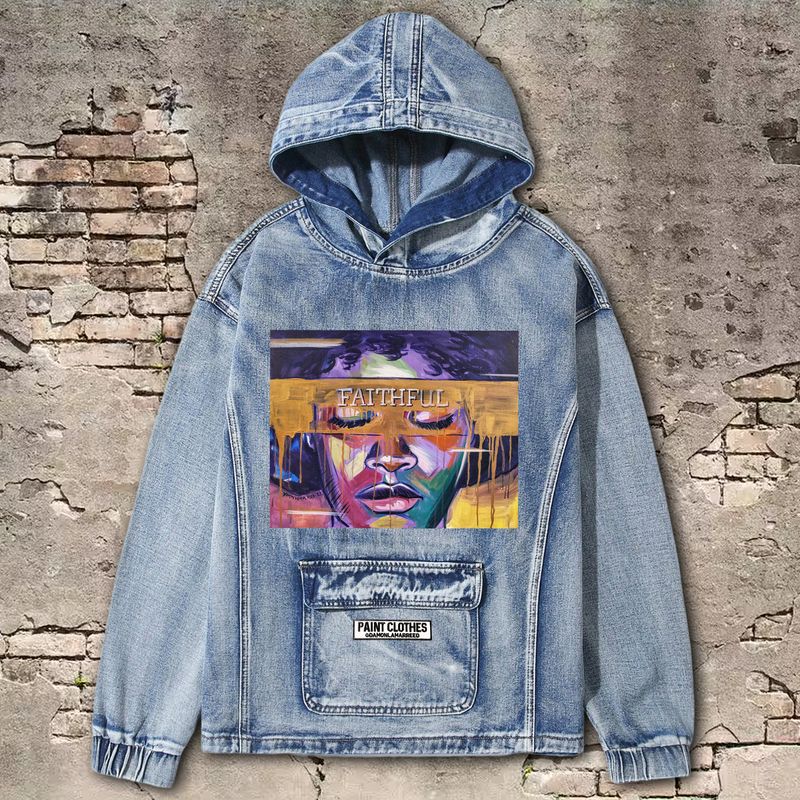 Faithful Denim Hoodie