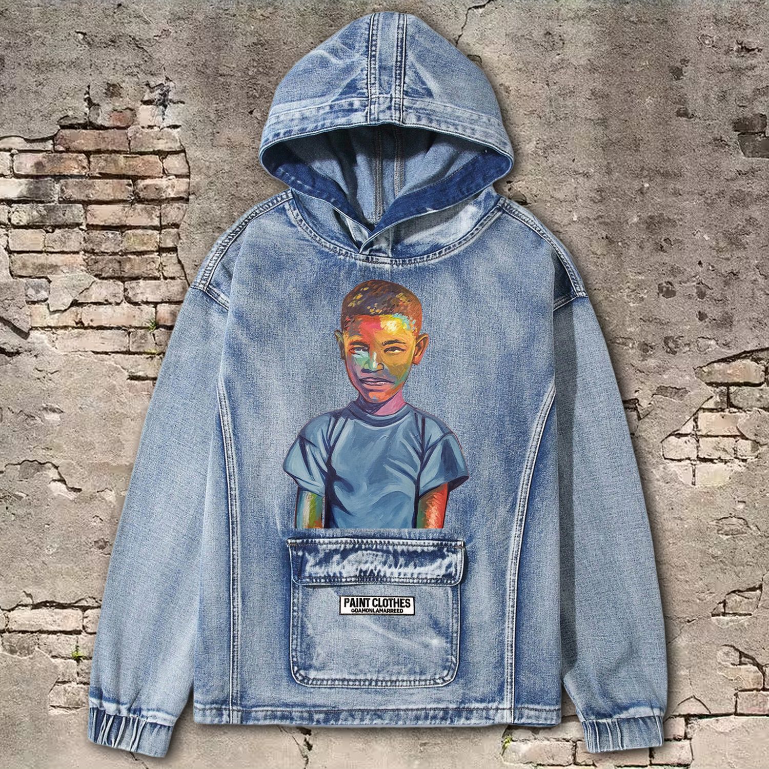 Stereotypical Black Boy Denim Hoodie