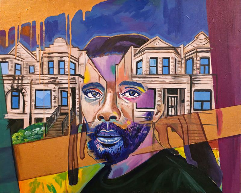 B(l)ack Home (Original Painting)