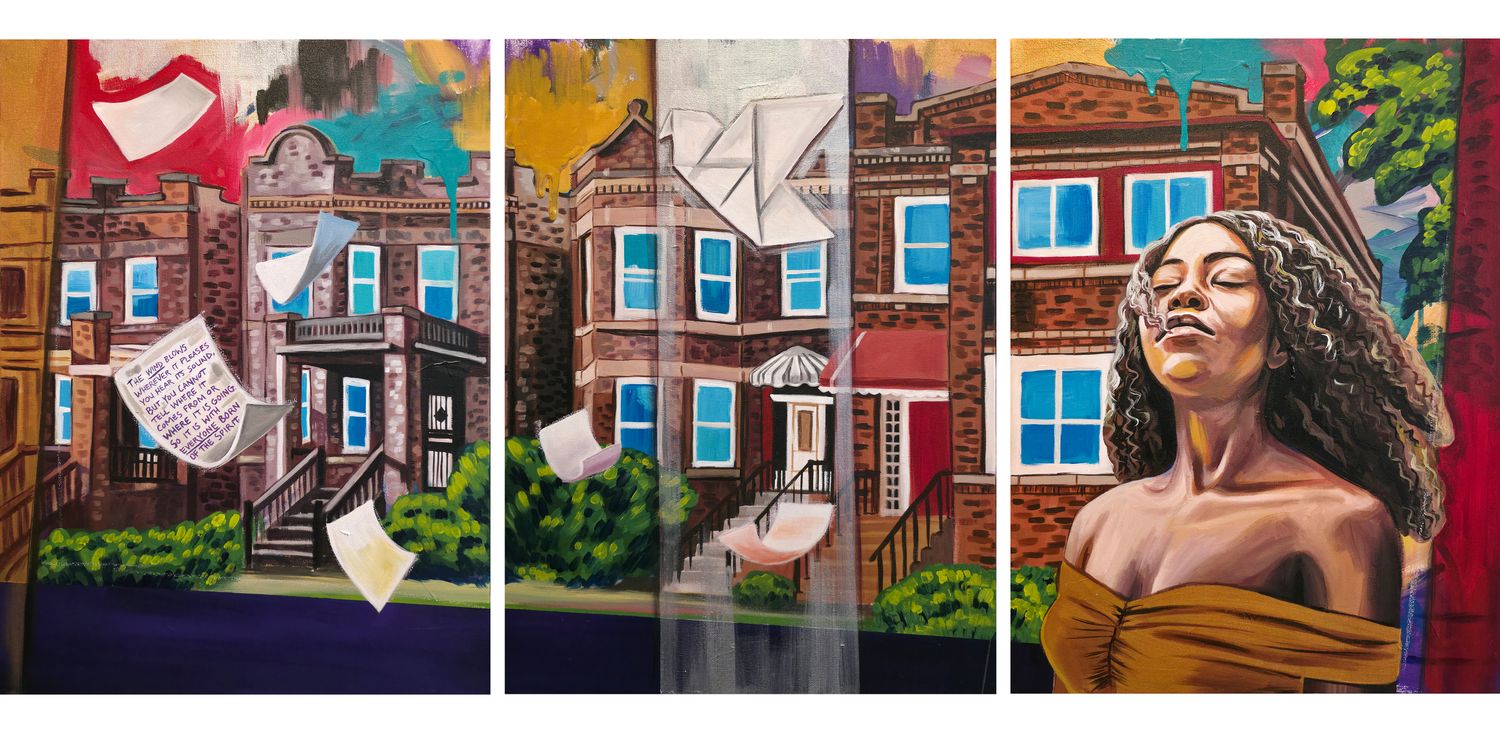 The Wind, The Bird and The Spirit (Original Painting)