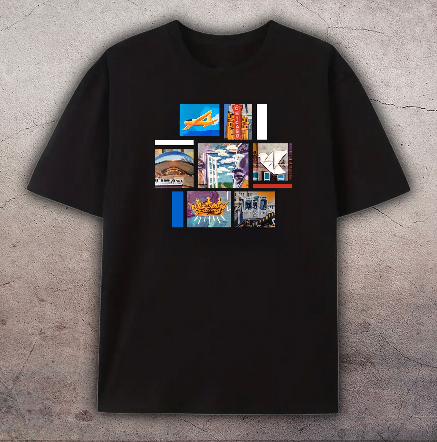 Chi-Town Collage T-Shirt