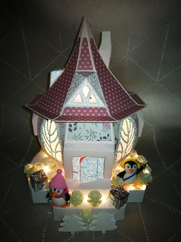 maison hobbit noel rose