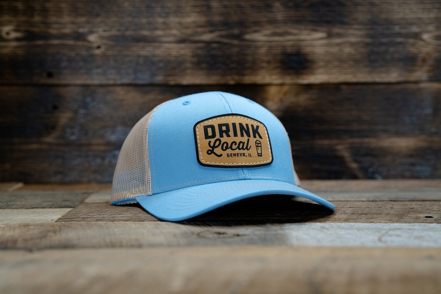 Project Drink Local Hat - Columbia Blue/Khaki