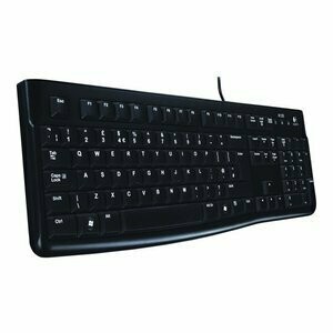 Logitech Tastatur K120 USB Schwarz DE Retail