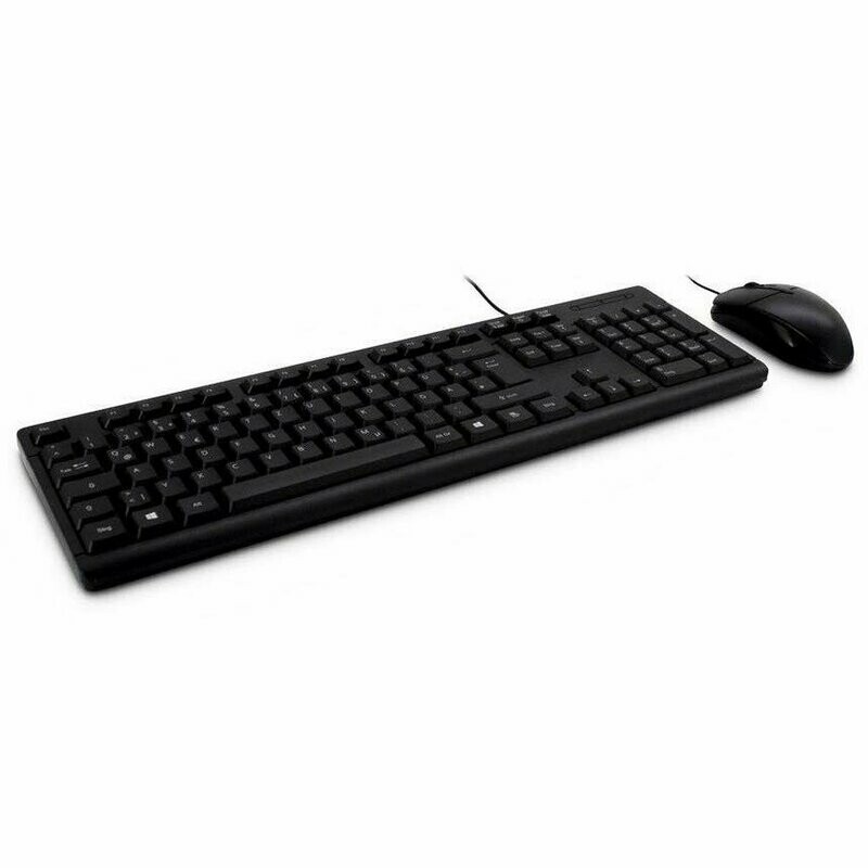 Inter-Tech KB-118EN Mouse und Tastatur Set USB schwarz Inter-Tech KB-118EN Mouse und Tastatur Set USB schwarz