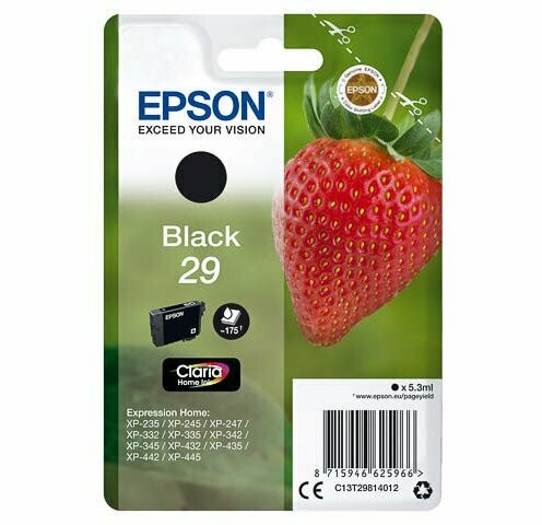 Epson Tinte T29 XP-345 Black Epson Tinte T29 XP-345 Black