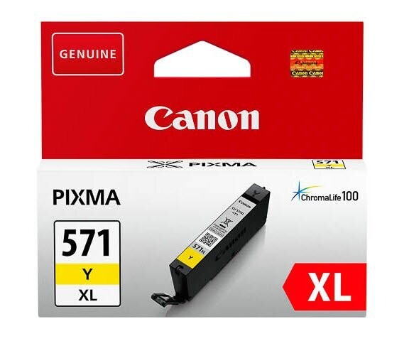 Canon Tintenpatrone CLI-571XL MG5750 Yellow Canon Tintenpatrone CLI-571XL MG5750 Yellow