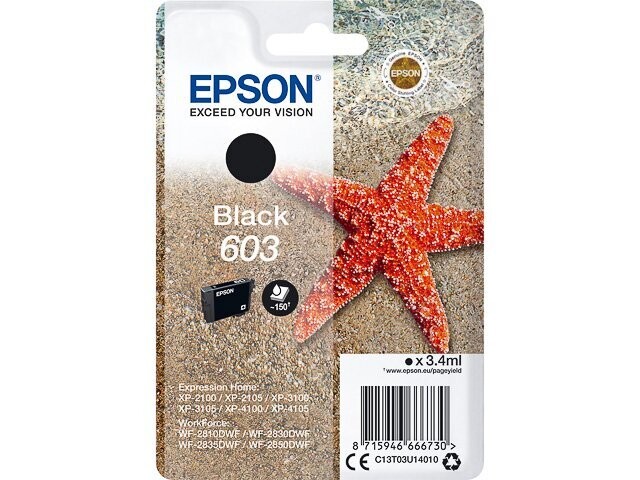 Epson Tinte 603 XP-2100 Black Epson Tinte 603 XP-2100 Black
