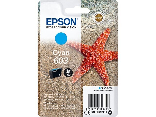 Epson Tinte 603 XP-2100 Cyan Epson Tinte 603 XP-2100 Cyan