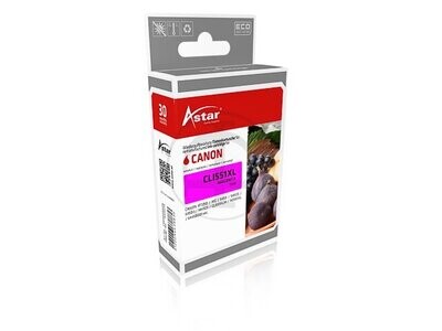 Astar Tinte für Canon CLI-551XL iP7250 Magenta