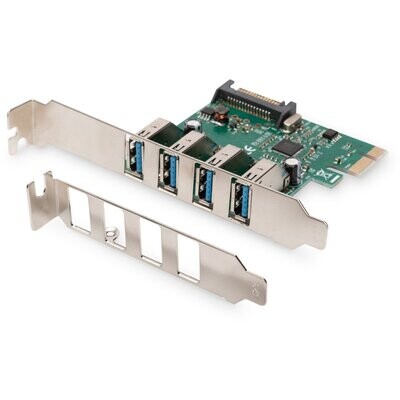 USB 3.0 PCI-E Schnittstellenkarte Digitus 4x