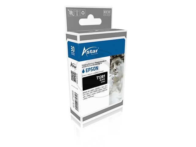 Astar Tinte für Epson T1281 SX435 Black Astar Tinte für Epson T1281 SX435 Black