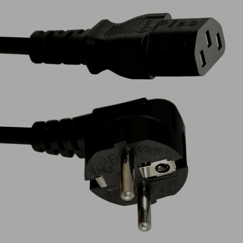 PC Stromkabel Kaltgerätekabel Netzkabel 1,8 m schwarz PC Stromkabel Kaltgerätekabel Netzkabel 1,8 m schwarz