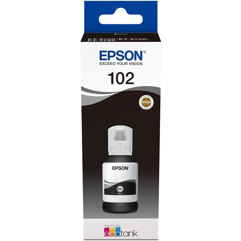 Epson 102 Tintenflasche für EcoTank Black Epson 102 Tintenflasche für EcoTank Black