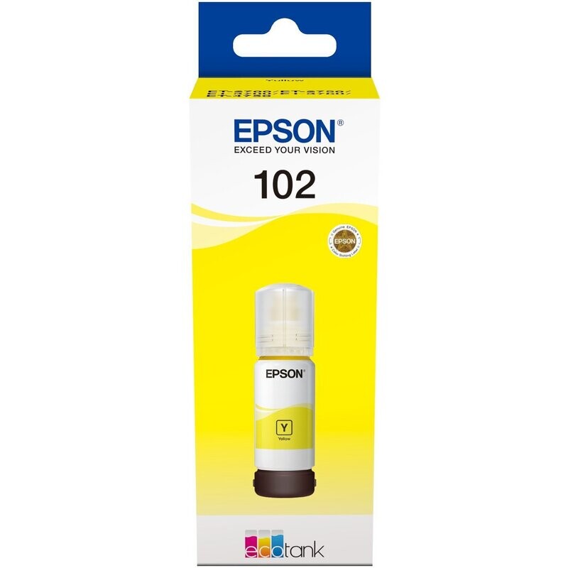 Epson 102 Tintenflasche für EcoTank Yellow Epson 102 Tintenflasche für EcoTank Yellow
