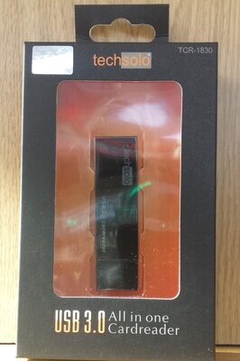 USB 3.0 Multi Card Reader Techsolo TCR-1830 Schwarz