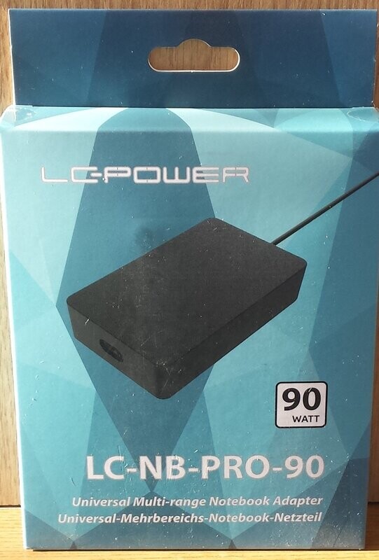 Notebook Netzteil LC-Power LC-NB-PRO-90
90 W Notebook Netzteil LC-Power LC-NB-PRO-90
90 W