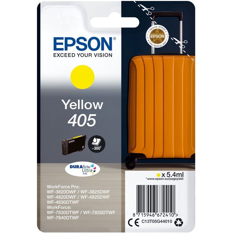 Epson Tintenpatrone 405 WF-7840 Yellow Epson Tintenpatrone 405 WF-7840 Yellow