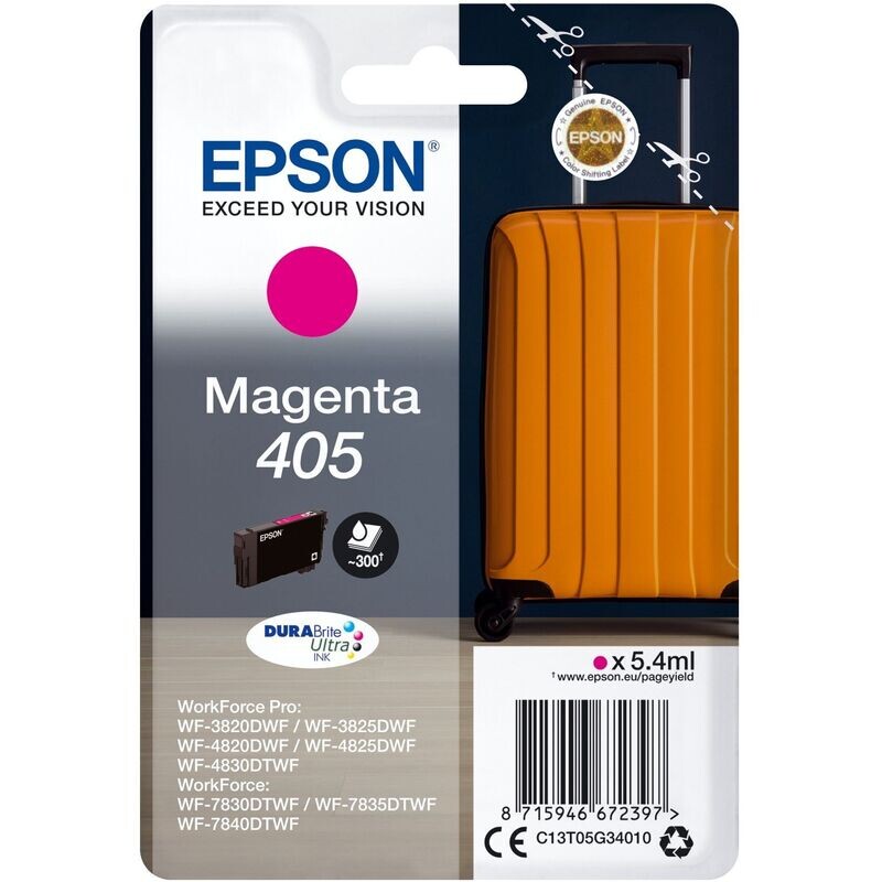 Epson Tintenpatrone 405 WF-7840 Magenta Epson Tintenpatrone 405 WF-7840 Magenta