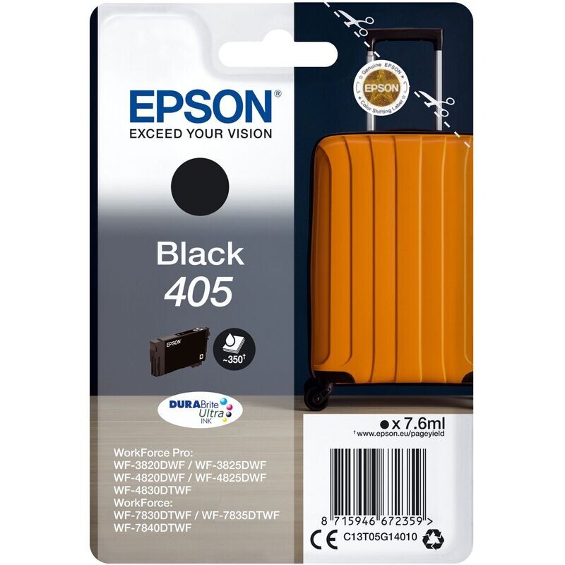 Epson Tintenpatrone 405 WF-7840 Black Epson Tintenpatrone 405 WF-7840 Black