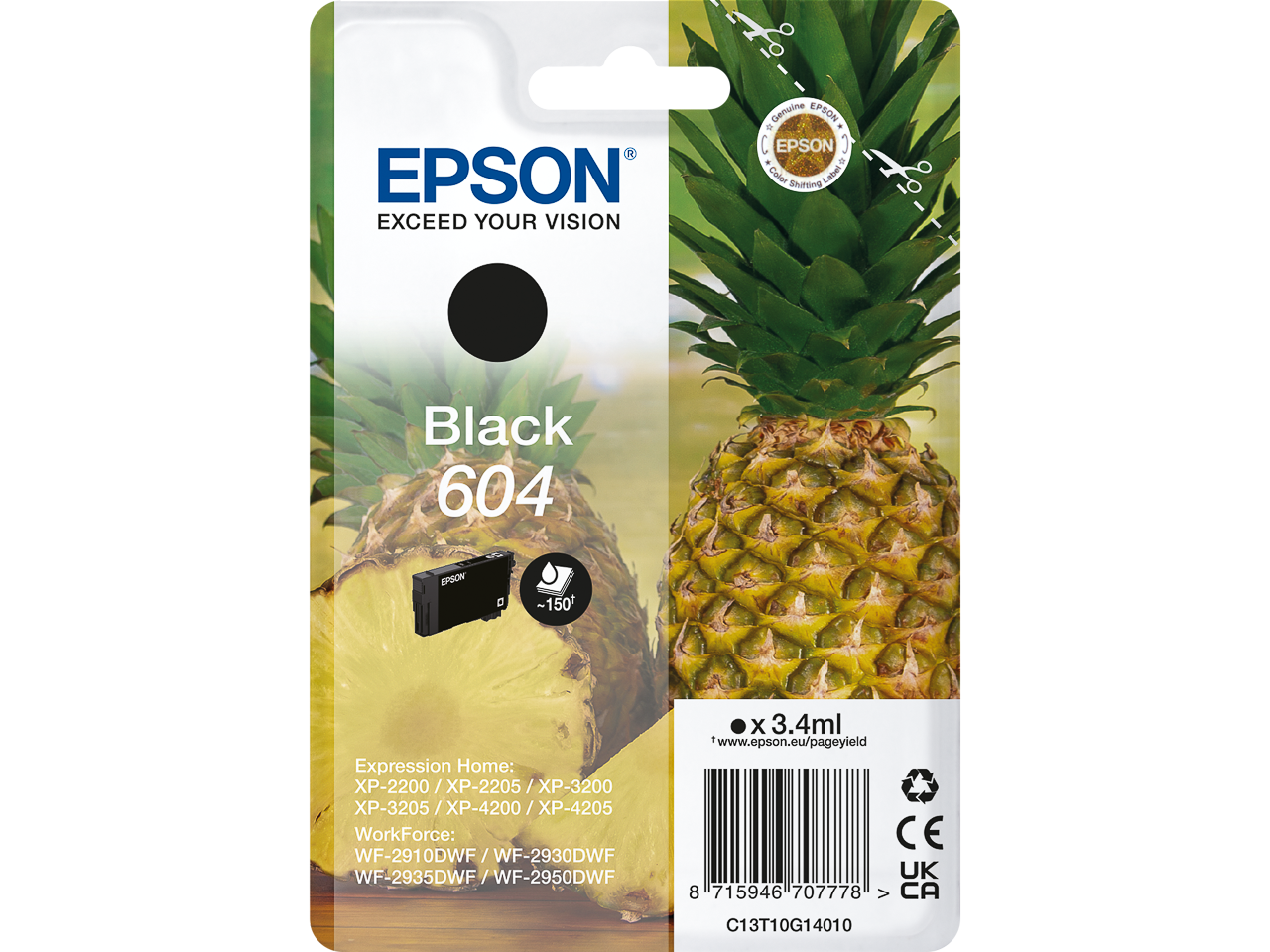 Epson Tintenpatrone 604 XP-2205 Black