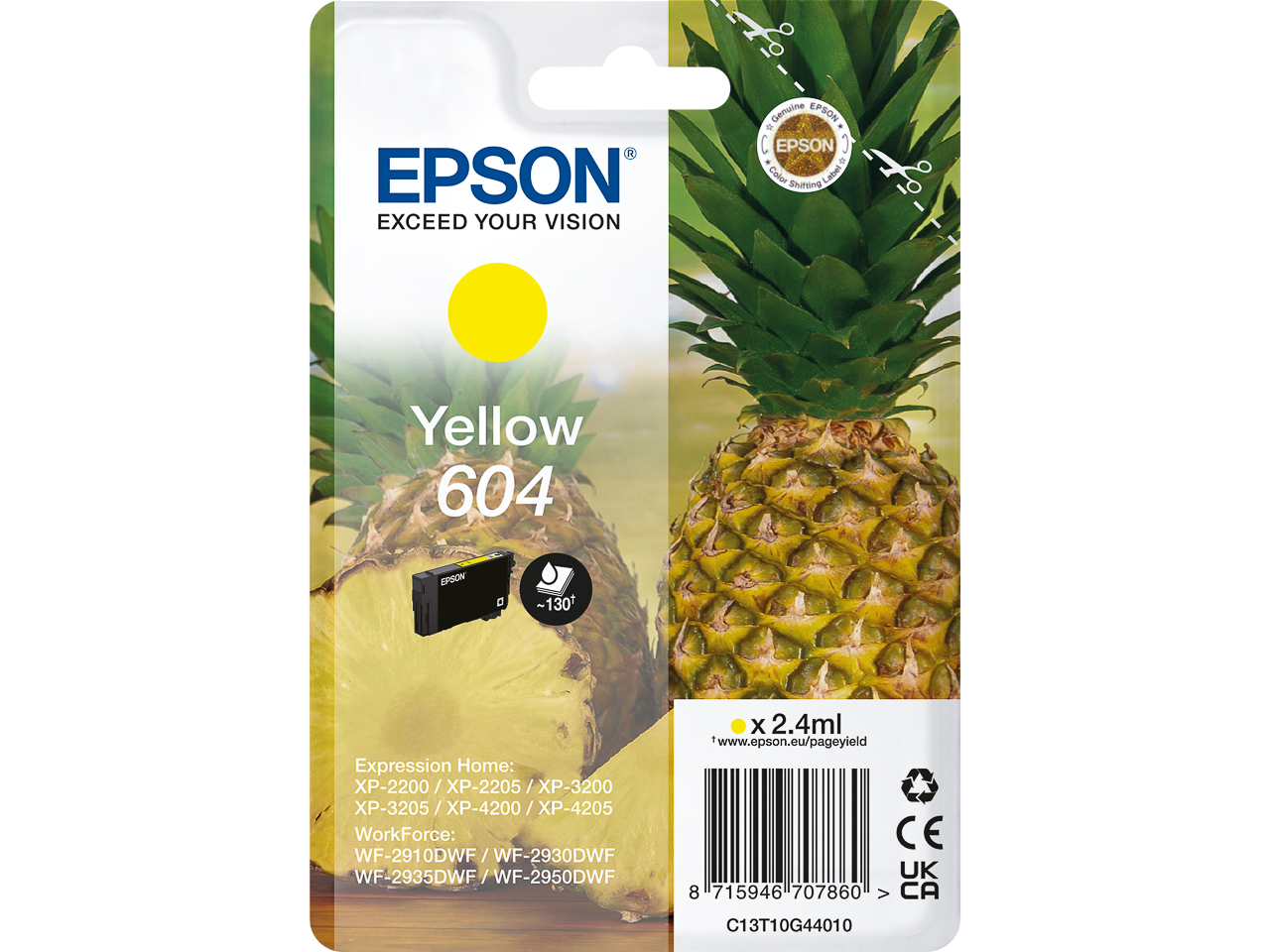Epson Tintenpatrone 604 XP-2205 Yellow