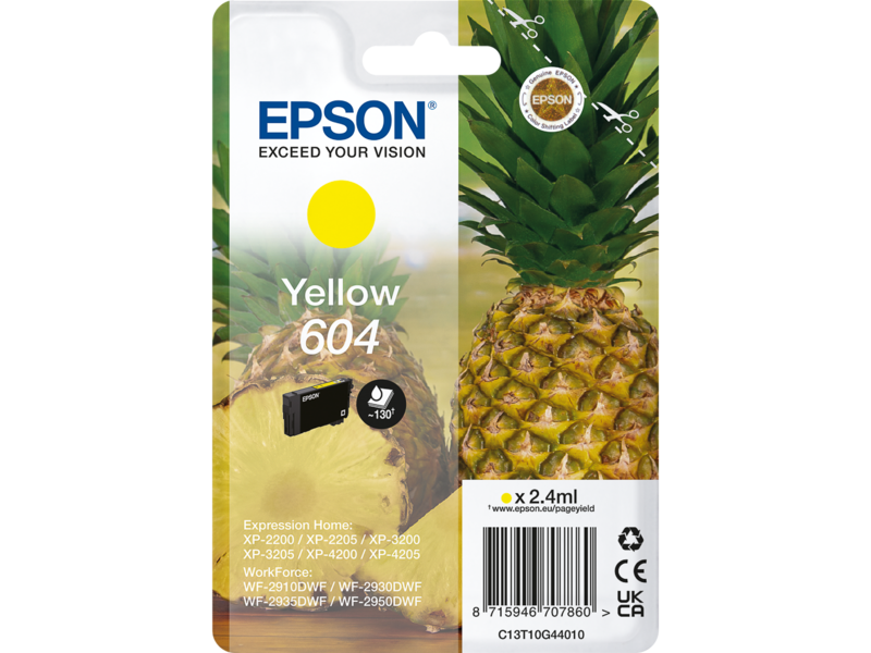 Epson Tintenpatrone 604 XP-2205 Yellow Epson Tintenpatrone 604 XP-2205 Yellow