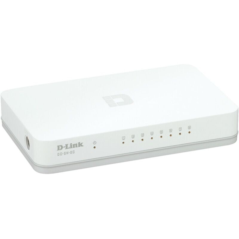 D-Link GO-SW-8G/E 8 port Gigabit Desktop Switch D-Link GO-SW-8G/E 8 port Gigabit Desktop Switch