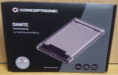 Conceptronic Ext. USB 3.0 Festplatten Gehäuse SATA 6,35 cm (2,5")