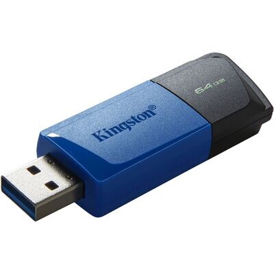 64 GB USB Stick Kingston Data Traveler Exodia M USB 3.2 Gen 1 (= USB 3.0) Black Blue