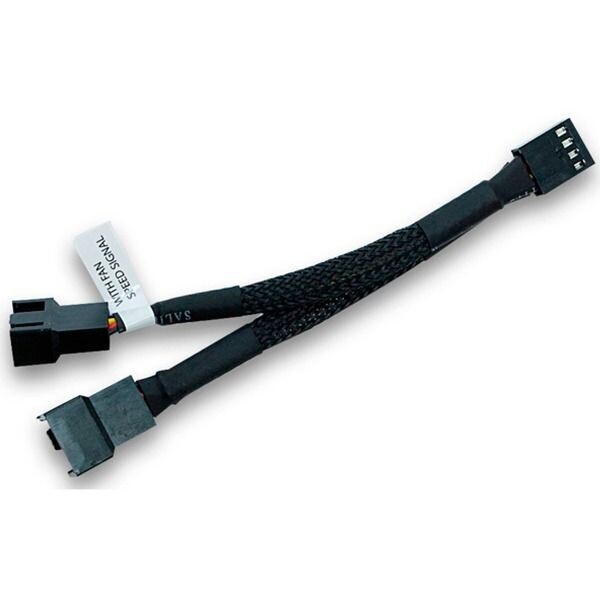 PWM Y-Kabel Lüfter Verteiler 10 cm Schwarz PWM Y-Kabel Lüfter Verteiler 10 cm Schwarz