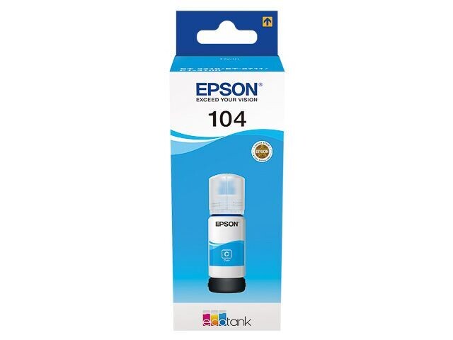 Epson 104 Tintenflasche für EcoTank Cyan Epson 104 Tintenflasche für EcoTank Cyan