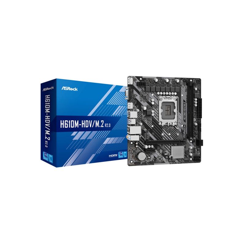 ASRock Mainboard H610M-HDV/M.2 So. 1700 ASRock Mainboard H610M-HDV/M.2 So. 1700