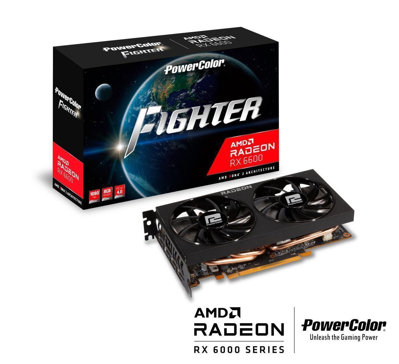 Power Color Fighter  RX 6500 XT  4 GB PCI-E 4.0