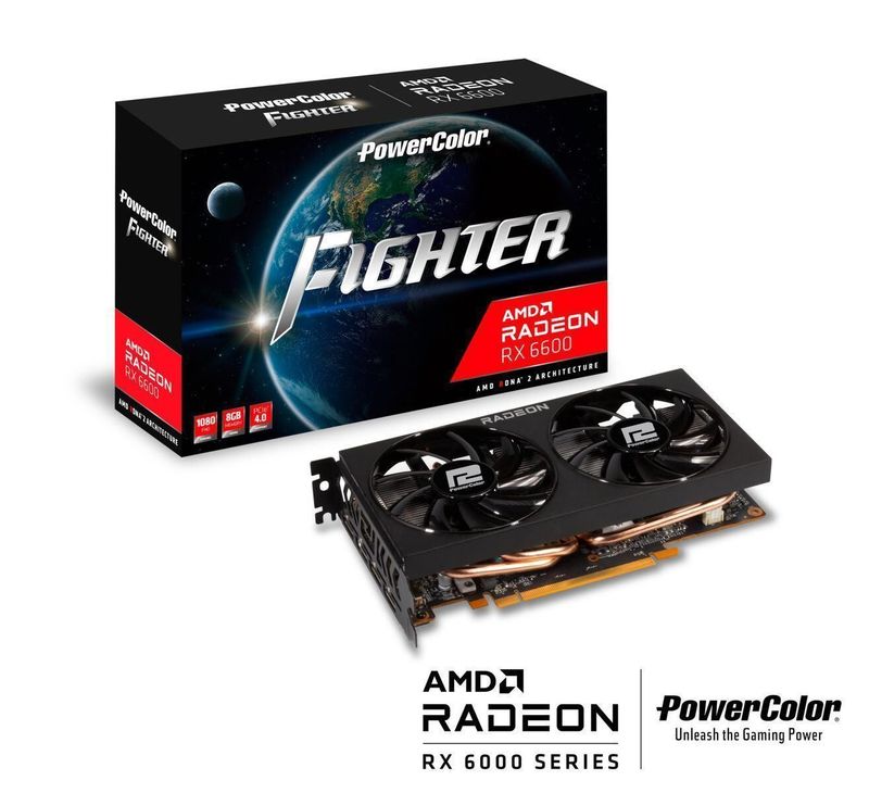 Power Color Fighter RX 6600 8 GB PCI-E 4.0 Power Color Fighter RX 6600 8 GB PCI-E 4.0